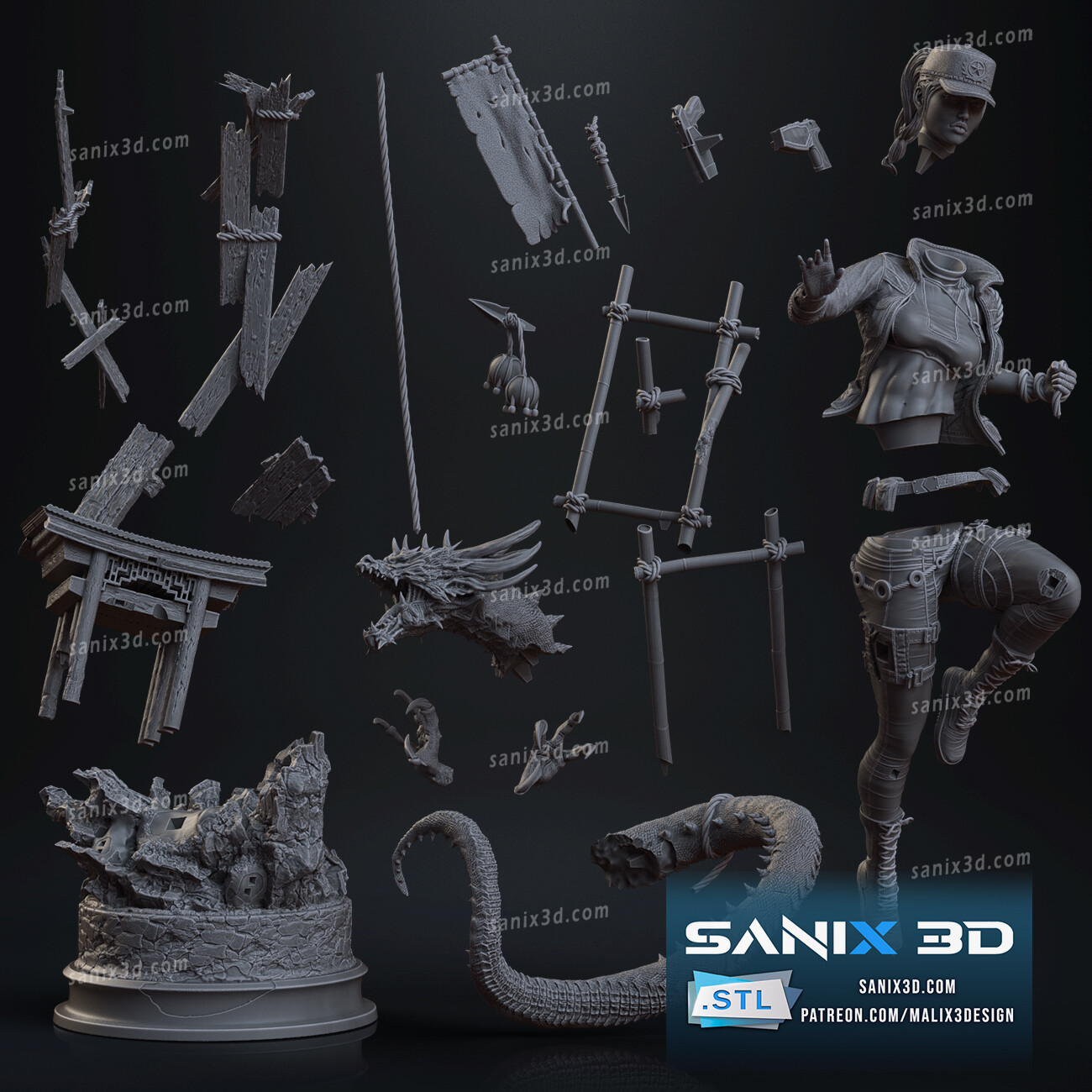 Sonya ( MK ) - STL Files