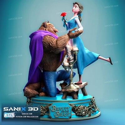 Beauty and the Beast - STL Files