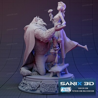 Beauty and the Beast - STL Files
