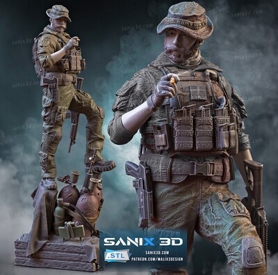 CAPTAIN PRICE ( Call of Duty ) - STL Files