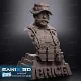 Captain Price ( COD ) bust - STL Files