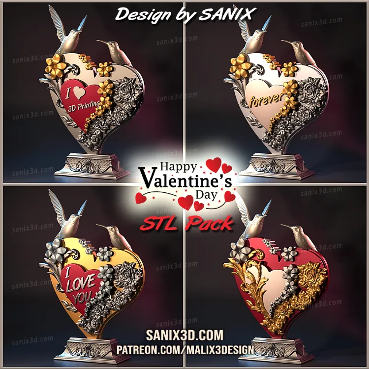 Valentine&#39;s Day ( decoration ) - STL Files