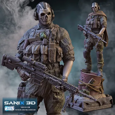 GHOST ( COD ) - STL Files
