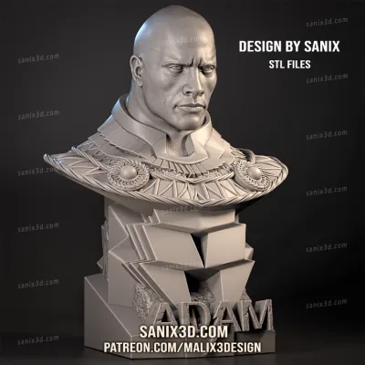 God Adam ( bust ) - STL Files