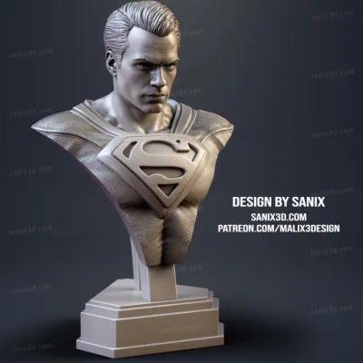 SUPERHUMAN ( bust ) - STL Files