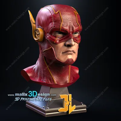 FLASH ( bust ) - STL Files