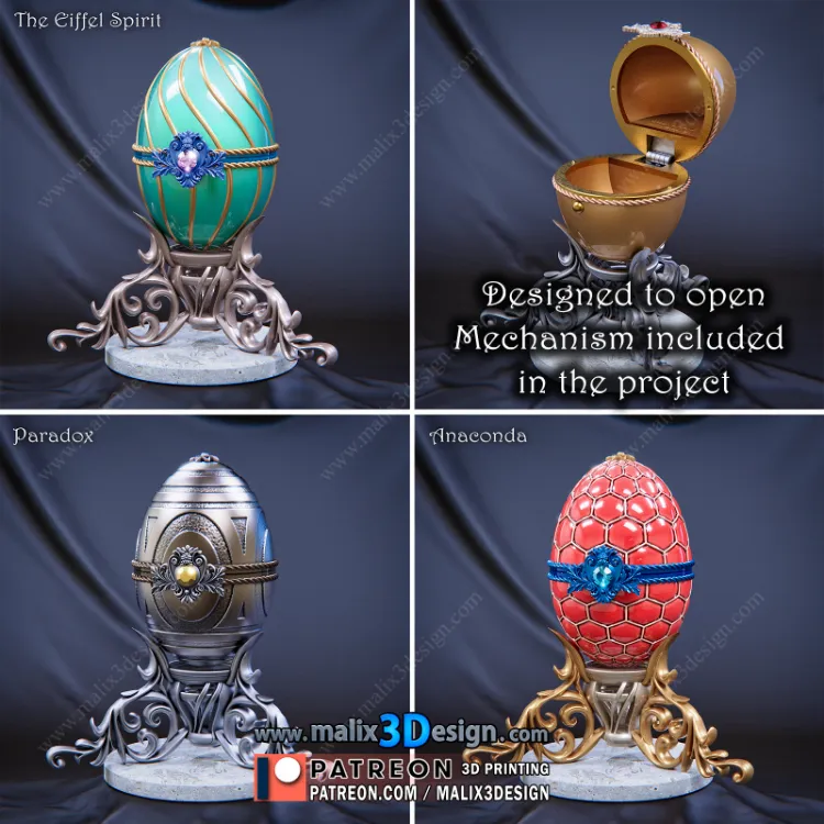 Fabergé ( pack 2 ) - STL Files