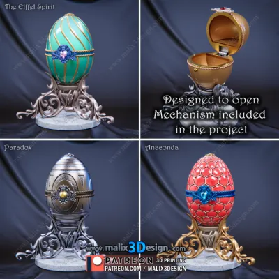 Fabergé ( pack 2 ) - STL Files