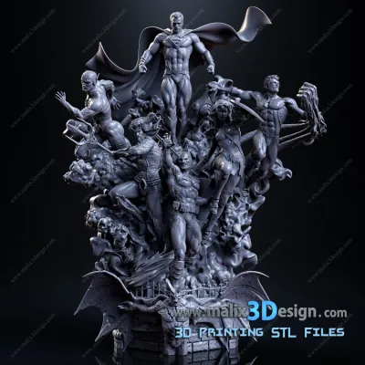 Justice Team - STL Files
