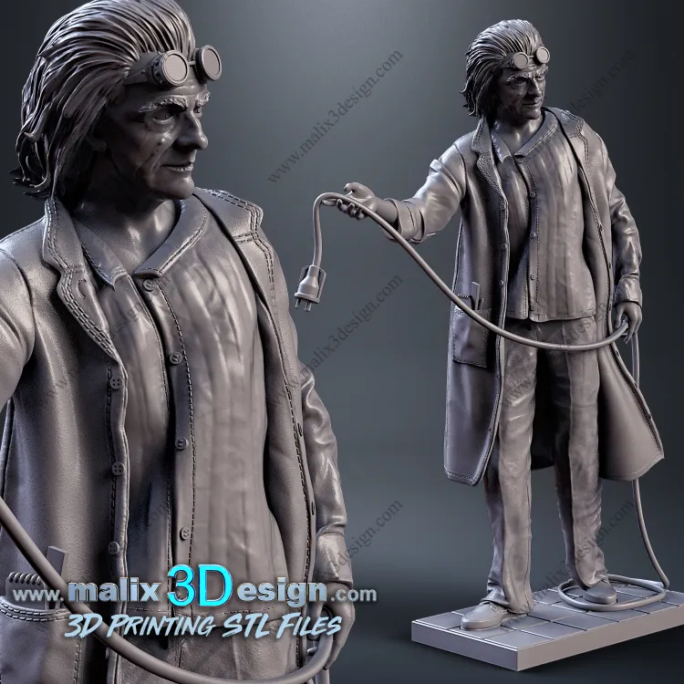 Dr. Emmett Brown - STL Files