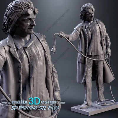Dr. Emmett Brown - STL Files