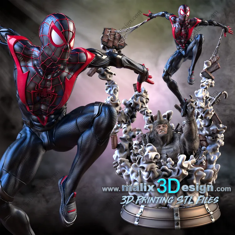 Spider Boy Miles - STL Files
