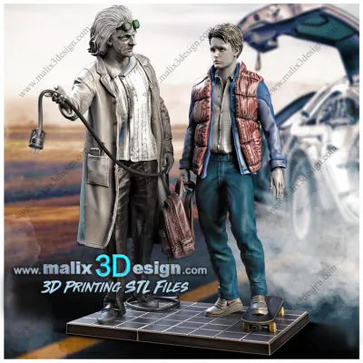 Doc and Marty - STL Files