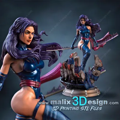 Psyloke - STL Files