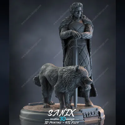 GOT - House STARK - 3D Printing STL Files