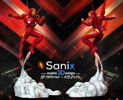 IRON SUIT ( diorama ) - Files STL