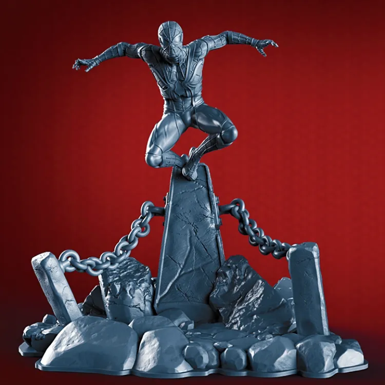 Spider Man 3D Printable Model Spider Man 3D Printable Model