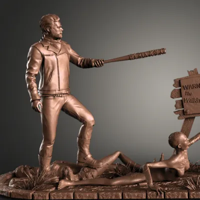 The Walking Dead - NEGAN 3D Printable Model
