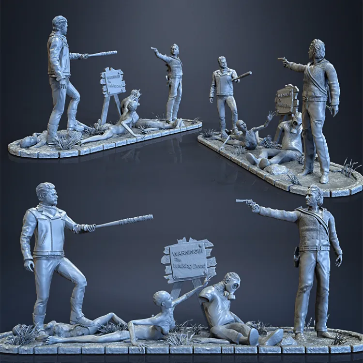 The Walking Dead ( Diorama ) - STL Files