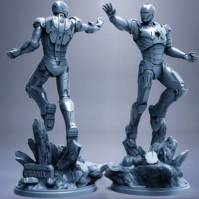 IRON SUIT ( model 3 ) - 3D Printable Model