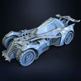 BATMOBILE - 3D Printable Model