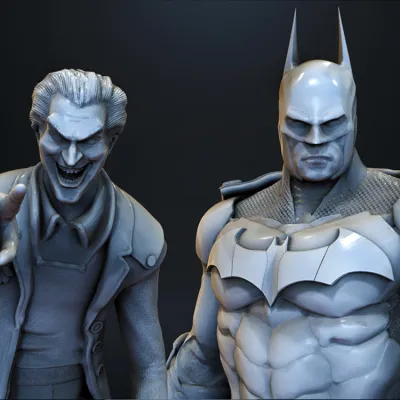 BATMAN and JOKER - STL Files