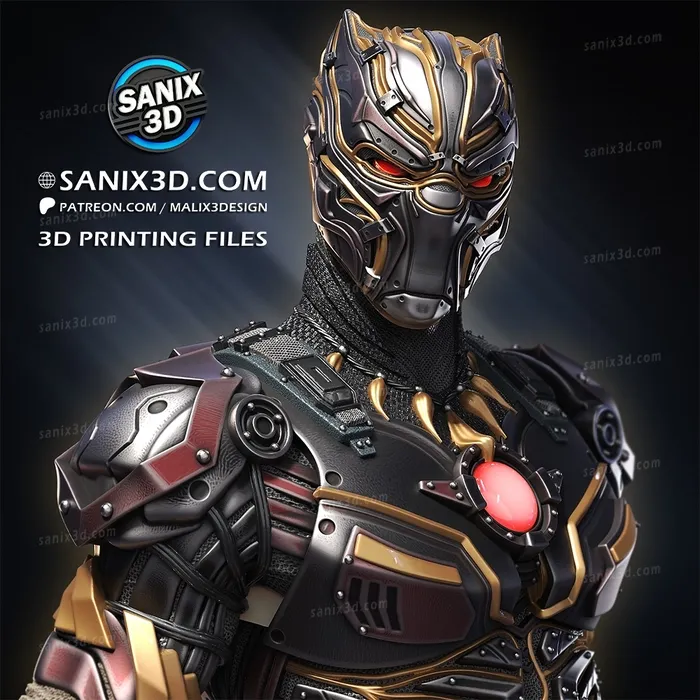 IRON Collection / IRON PANTHER - 3D Printing Files