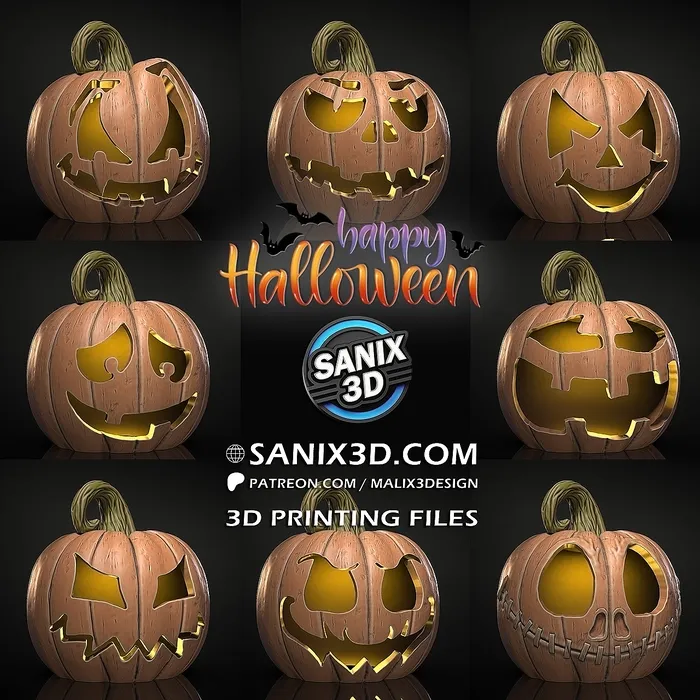 Halloween Pumpkins - STL Files