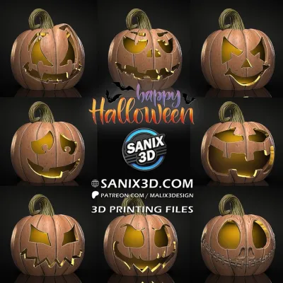Halloween Pumpkins - STL Files