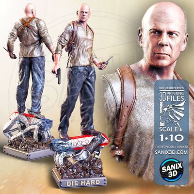 JOHN MCCLANE ( DIE HARD ) - STL FILES