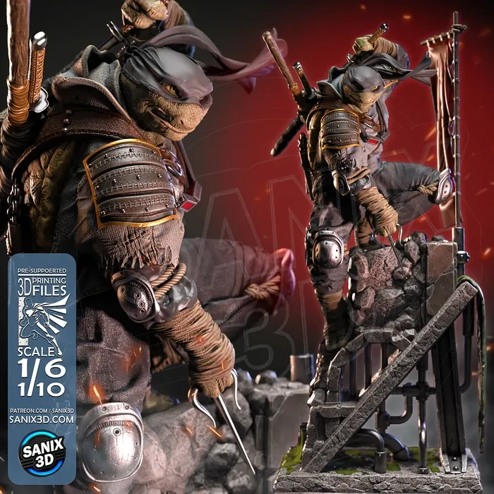 RONIN ( TMNT ) - 3D printing Files