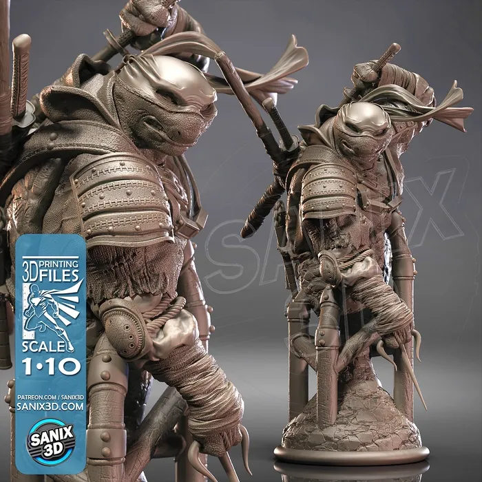 RONIN ( TMNT ) Bust - 3D printing Files