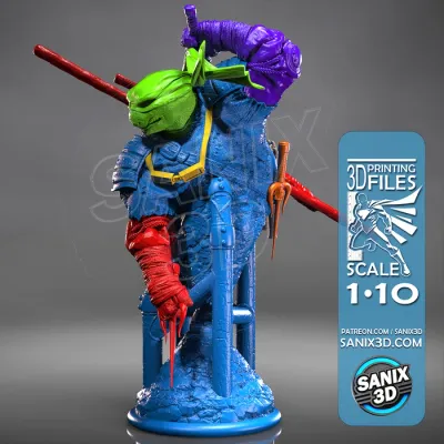 RONIN ( TMNT ) Bust - 3D printing Files
