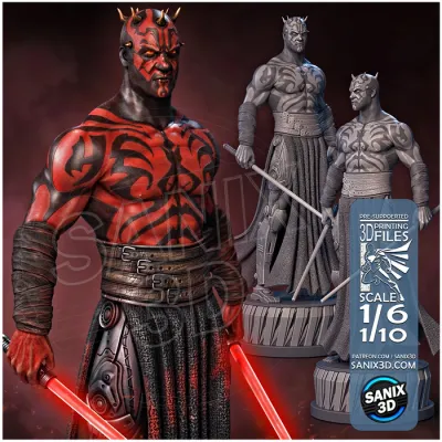 Darth Maul - 3D Printing Files