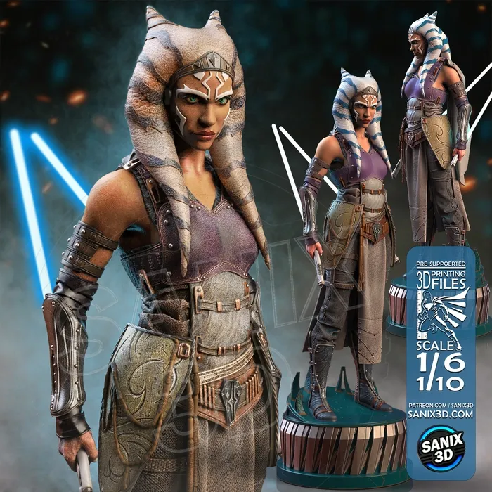 ASHOKA & Darth Maul - 3D Printing Files