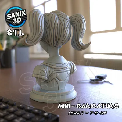 Mini / Harley Quinn ( STL File )