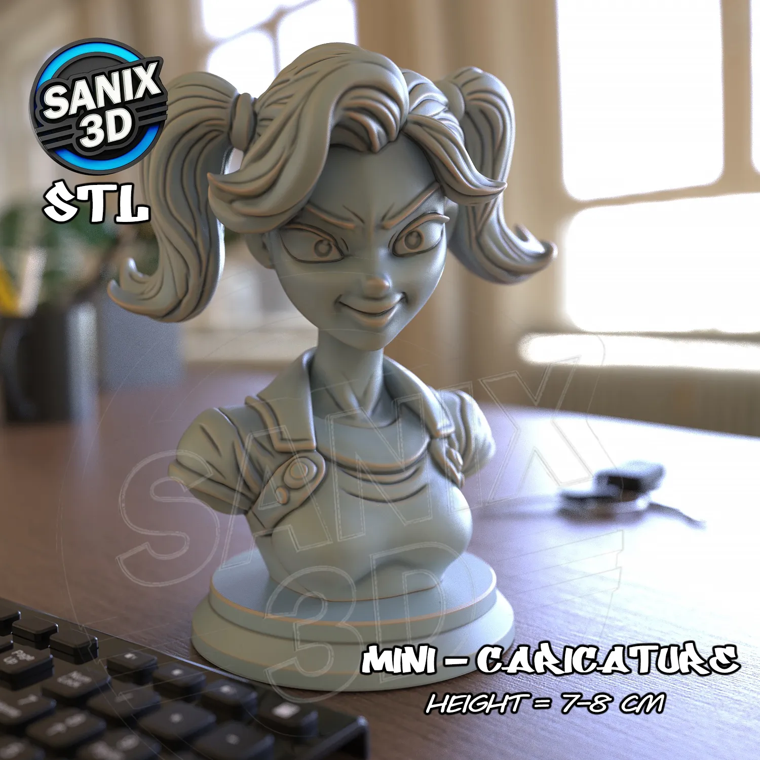 Mini / Harley Quinn ( STL File )