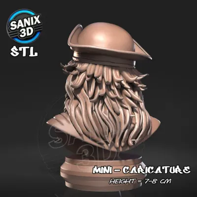 Mini / Captain Jack Sparrow ( STL File )