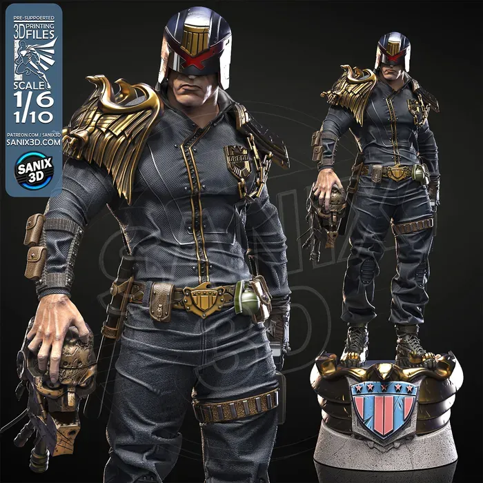 Judge Dredd - 3D Printing Files