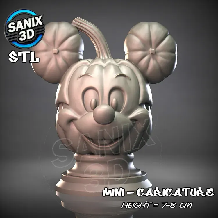 Mini / Pumkin Mouse ( STL File )