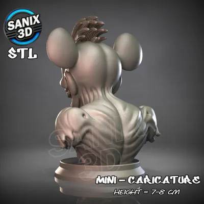 Mini / Zombie Mouse ( STL File )