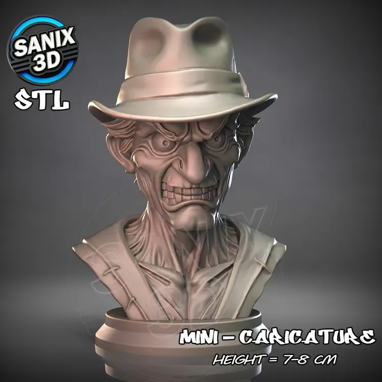 Mini / Freddy Krueger ( STL File )