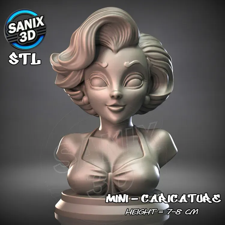 Mini / Marilyn Monroe ( STL File )