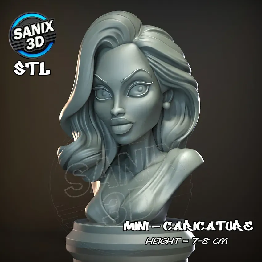 Mini / Angelina Jolie ( STL File )