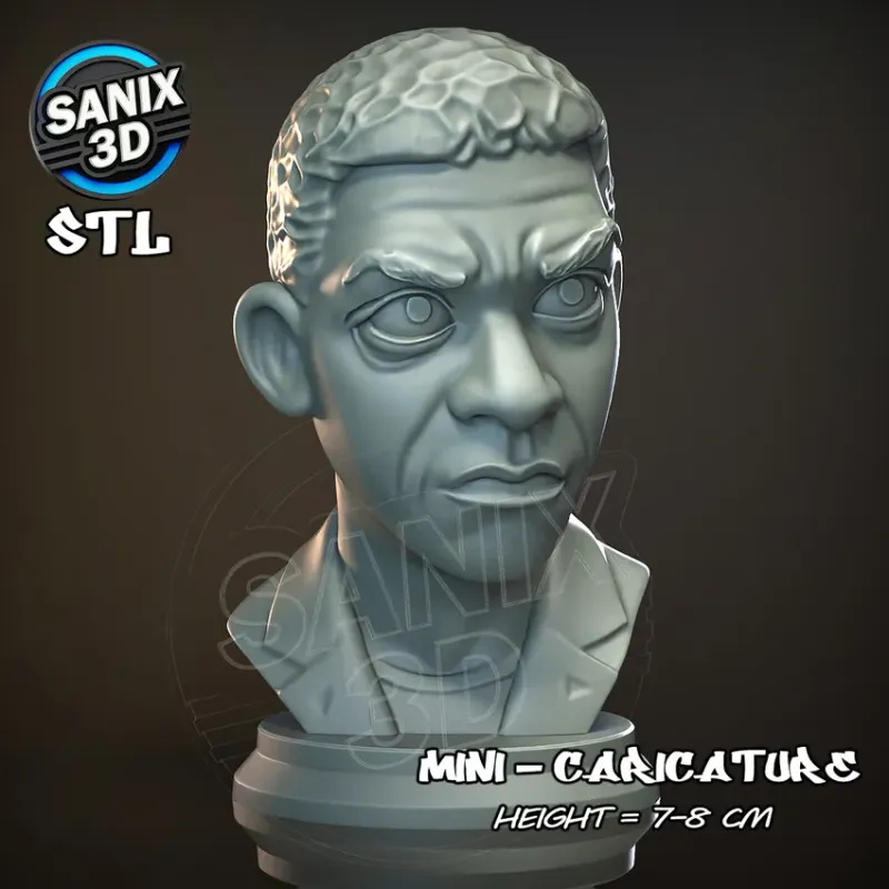 Mini / Denzel Washington ( STL File )