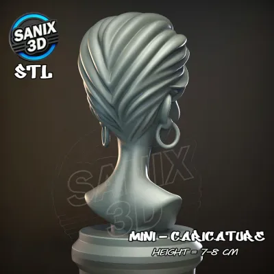 Mini / Mini_Halle Berry ( STL File )