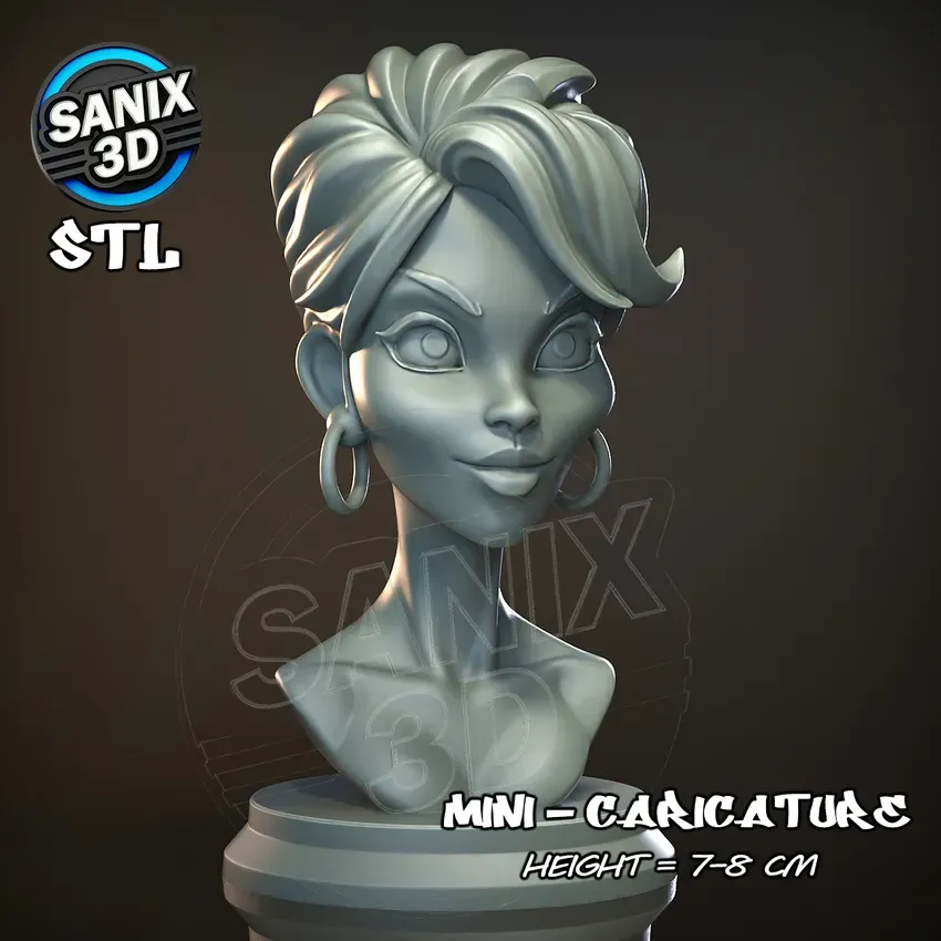 Mini / Mini_Halle Berry ( STL File )