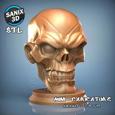 Mini / Red Skull ( STL File )