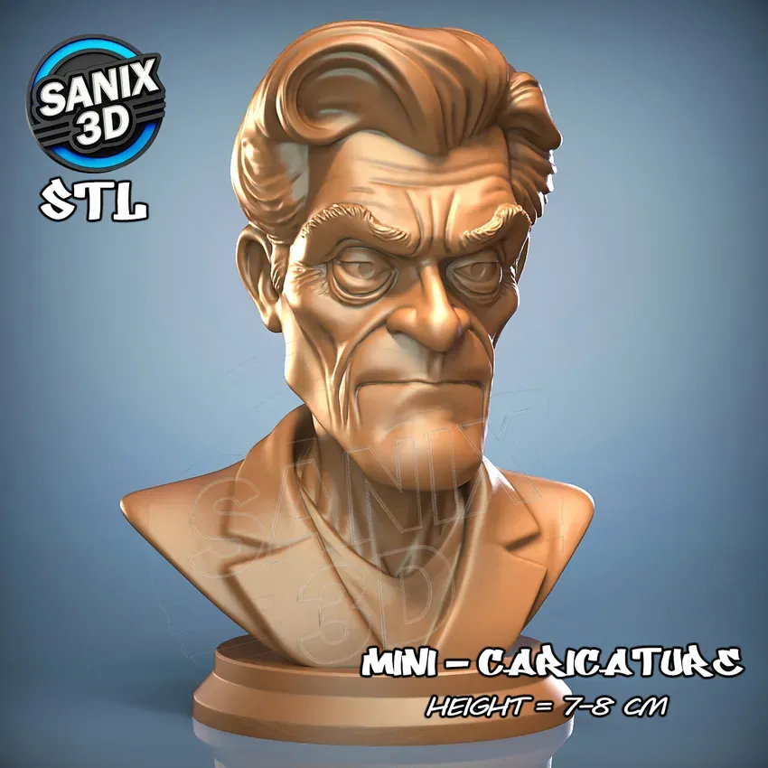Mini / Willem Dafoe ( STL File )