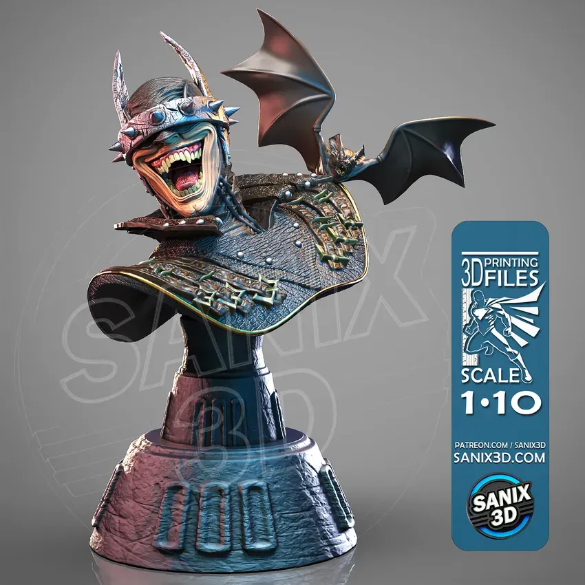 Laughing Bat ( Bust ) - STL Files